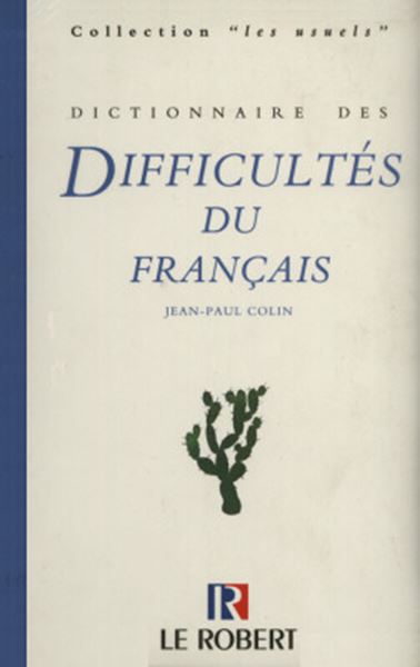 Picture of DICTIONNAIRE DES DIFFICULTES DU FRANCAIS