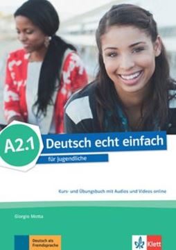 Imagem de DEUTSCH ECHT EINFACH A2.1 KURS- UND UBUNGSBUCH MIT AUDIOS UND VIDEOS ONLINE
