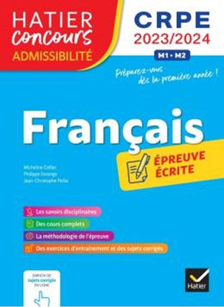 Picture of FRANCAIS - CRPE 2023-2024 - EPREUVE ECRITE D´ADMISSIBILITE
