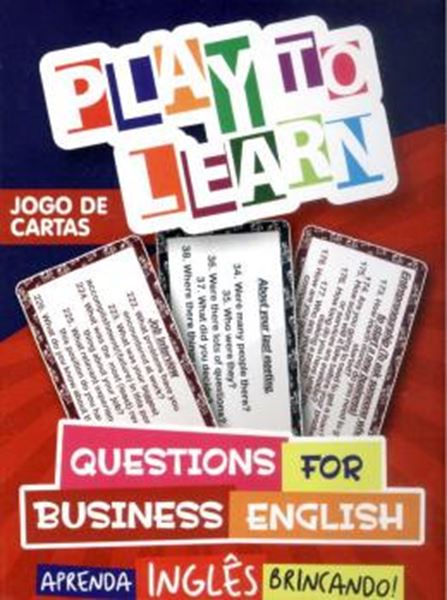 Picture of PLAY TO LEARN - JOGO DE CARTAS - QUESTIONS FOR BUSINESS ENGLISH