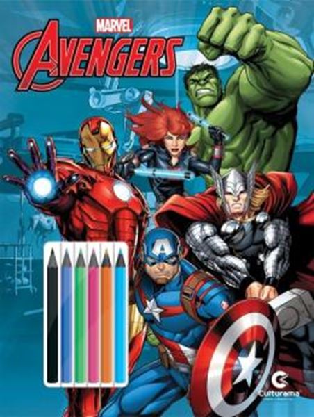 Picture of VINGADORES - LER E COLORIR COM BLISTER
