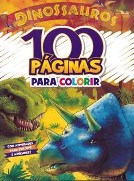Imagem de 100 PAGINAS PARA COLORIR - DINOSSAUROS