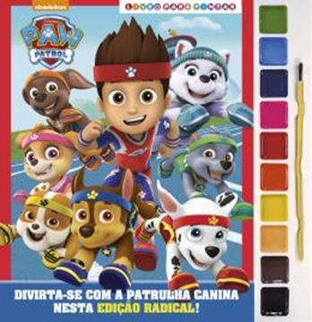 Imagem de PATRULHA CANINA VOL. 6 - LIVRO PARA PINTAR COM AQUARELA