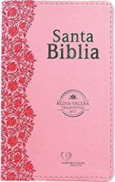 Imagem de SANTA BIBLIA REINA VALERA TRAD. RVT LT GIG MOD. 01 LUJO FLORES ROSA