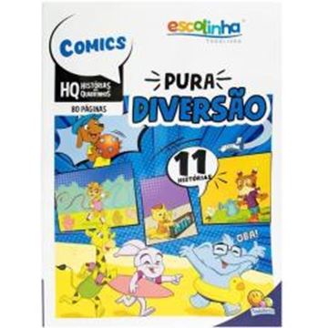 Imagem de ESCOLINHA HQ 20X27 (80P): PURA DIVERSAO
