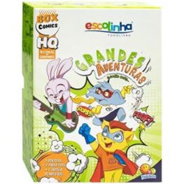 Imagem de ESCOLINHA HQBOX - GRANDES AVENTURAS E MUITO MAIS..