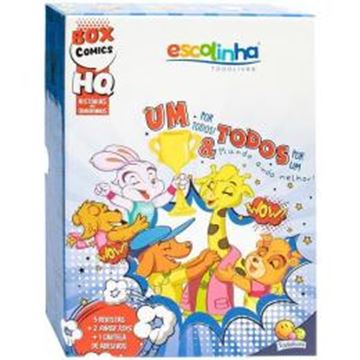 Imagem de ESCOLINHA HQ BOX: UM POR TODOS & TODOS POR UM MUNDO AINDA MELHOR!
