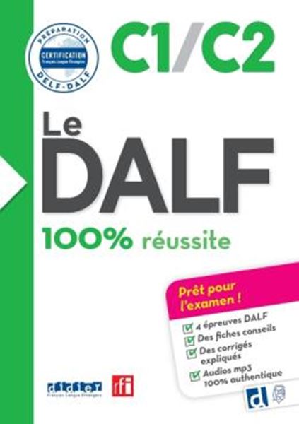 Picture of LE DALF - 100% REUSSITE - C1/C2 - LIVRE + DIDIERFLE.APP - 2EME ED.