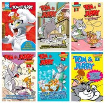 Imagem de COMBO QUADRINHOS TOM E JERRY 01 - KIT COM 6 QUADRINHOS
