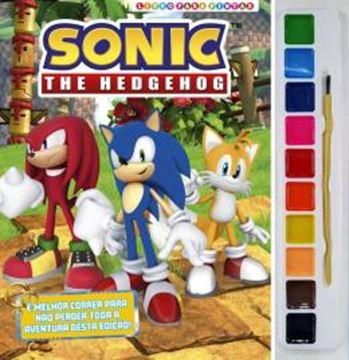 Imagem de SONIC LIVRO PARA PINTAR COM AQUARELA