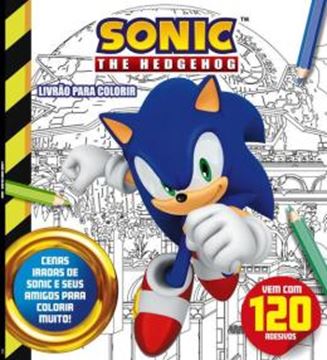 Imagem de SONIC LIVRAO PARA COLORIR