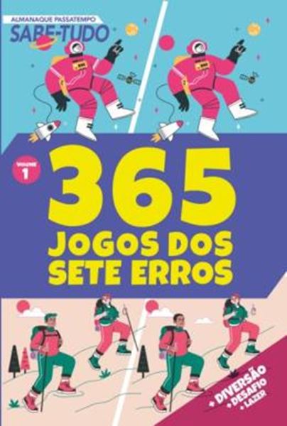 Picture of ALMANAQUE PASSATEMPOS SABE-TUDO 365 - JOGOS DOS 7 ERROS