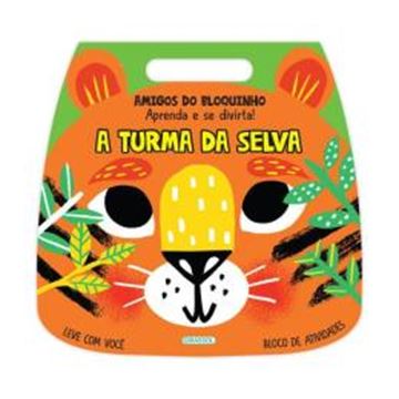 Imagem de AMIGOS DO BLOQUINHO - A TURMA DA SELVA - APRENDA E SE DIVIRTA!