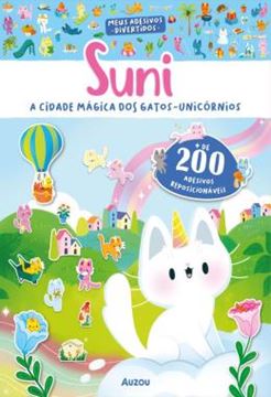 Imagem de SUNI, A CIDADE MAGICA DOS GATOS-UNICORNIOS - MEUS ADESIVOS DIVERTIDOS