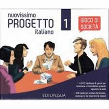 Imagem de NUOVISSIMO PROGETTO ITALIANO 1 (A1-A2) - GIOCO DI SOCIETA