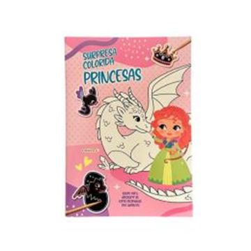 Imagem de SURPRESA COLORIDA - PRINCESAS - RASPE PARA DESCOBRIR AS CORES ESCONDIDAS NOS ADESIVOS!