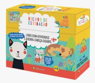 Imagem de COLECAO DIVERSAO SURPRESA - BICHOS DE ESTIMACAO - VOL 1 - LIVRO COM ATIVIDADES E QUEBRA-CABECA GIGANTE