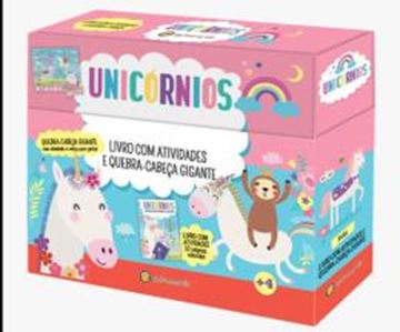 Imagem de COLECAO DIVERSAO SURPRESA - UNICORNIOS - VOL. 1 - LIVRO COM ATIVIDADES E QUEBRA-CABECA GIGANTE