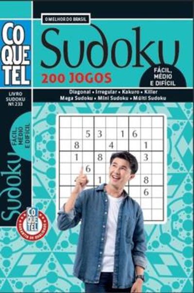 Picture of LIVRO COQUETEL SUDOKU 233 | 200 JOGOS