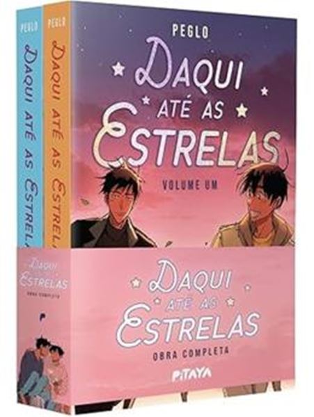 Picture of KIT DAQUI ATE AS ESTRELAS (VOL. 1  VOL. 2)  COLECAO COMPLETA DA HQ PARA FAS DE K-DRAMA E "HEARTSTOPPER"
