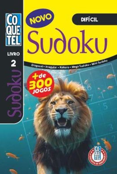 Picture of LIVRO COQUETEL SUDOKU - NIVEL DIFICIL -  2ª ED
