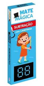 Imagem de SUBTRACAO - LIVRO INFANTIL DE MATEMATICA COM CANETINHA REUTILIZAVEL - ATIVIDADES EDUCATIVAS