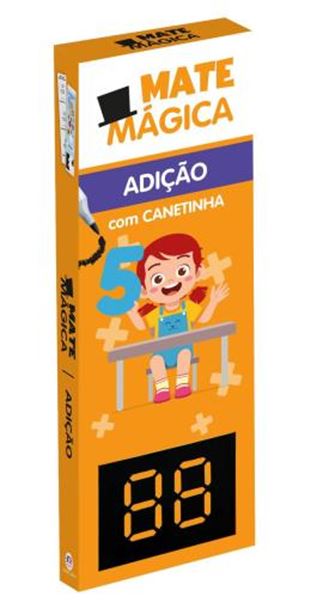 Picture of ADICAO - LIVRO INFANTIL DE MATEMATICA COM CANETINHA REUTILIZAVEL - ATIVIDADES EDUCATIVAS